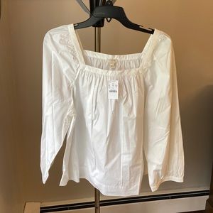 Cute white J Crew shirt